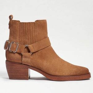 SAM EDELMAN “Bellamie” Suede Boho Western Boots Size 8